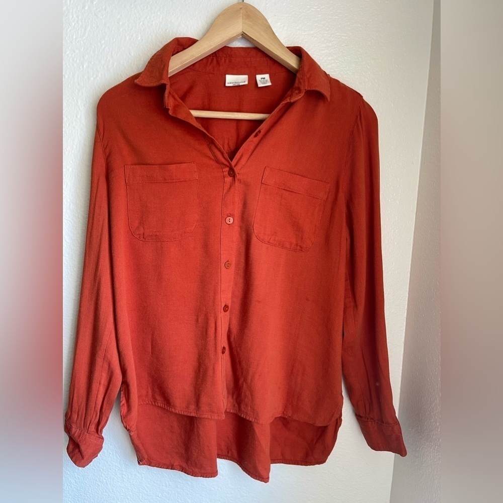 Westbound pumpkin spice orange shirt